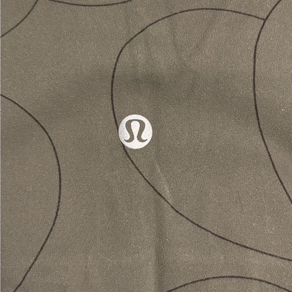 Lululemon Athletica Sage Green Striped Fabric